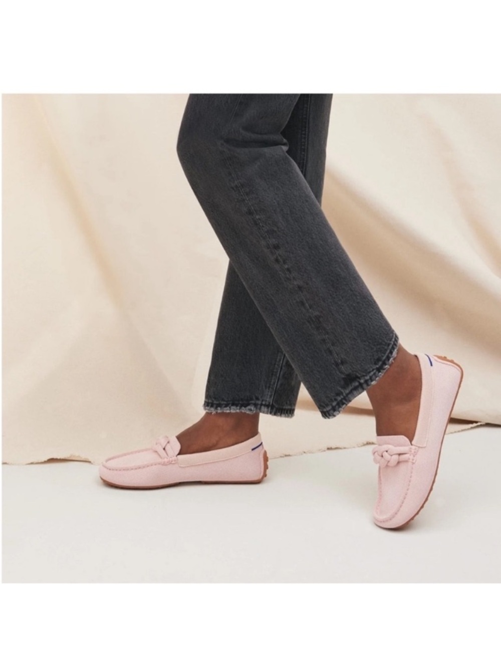 Rothy’s The Braid Driver Loafer Cakepop Pink Size 11.5 NIB Sustainable Knit - Picture 5 of 16